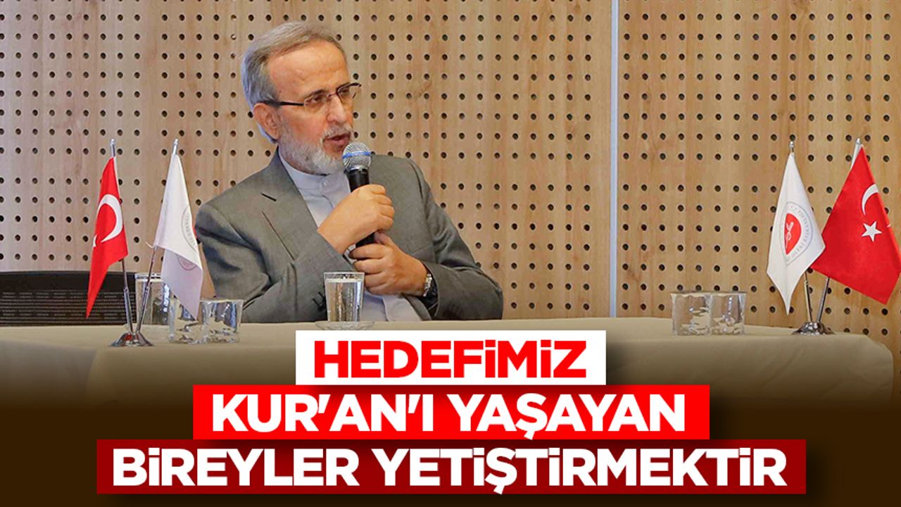 پروف. در. كارسلي: هدفيميز، كور’ان’ي ياشايان بيرايلر يتيشتيرمكتير