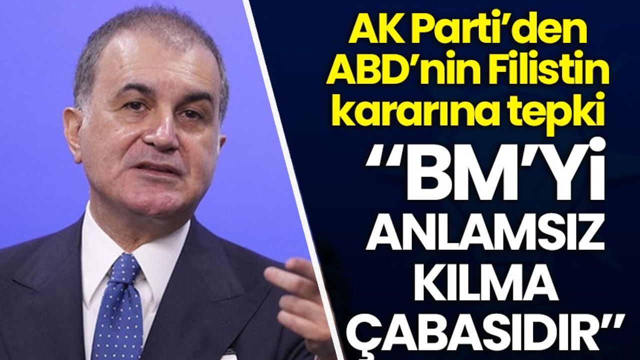 اق پارتي’دن ابد’يه تپكي: فيليستينليلرين ويزلرينين إیپتالي آطەلتسيز بير قرەردر