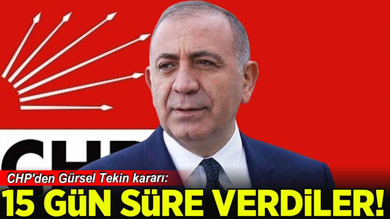 تشپ’دن سون داكيكه كورسل تكين قرەري: ١٥ گون سوره ورديلر!