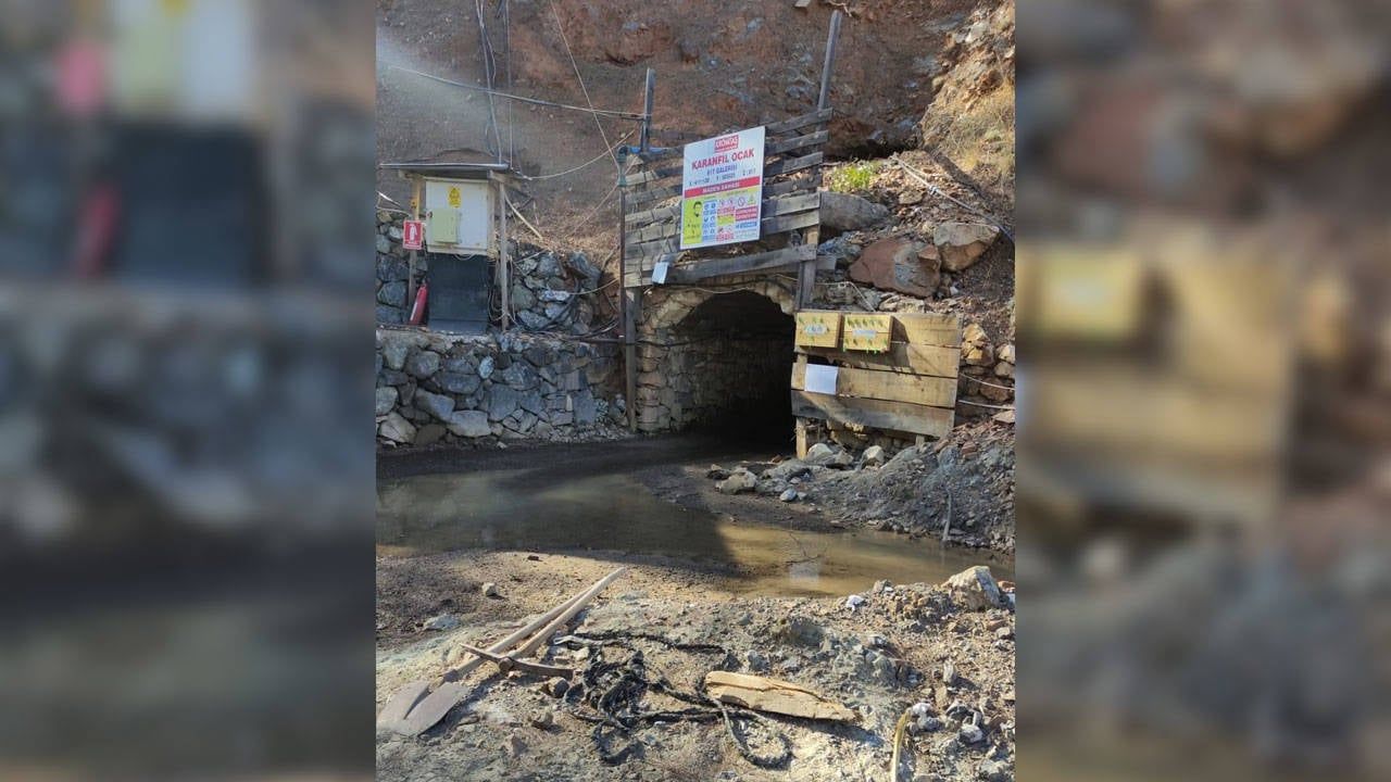 دڭزلي’ده مادن اوجاگينده كوچوك: توپراك آلتونداكي ٢ إیشچييه اولاشيلامييور