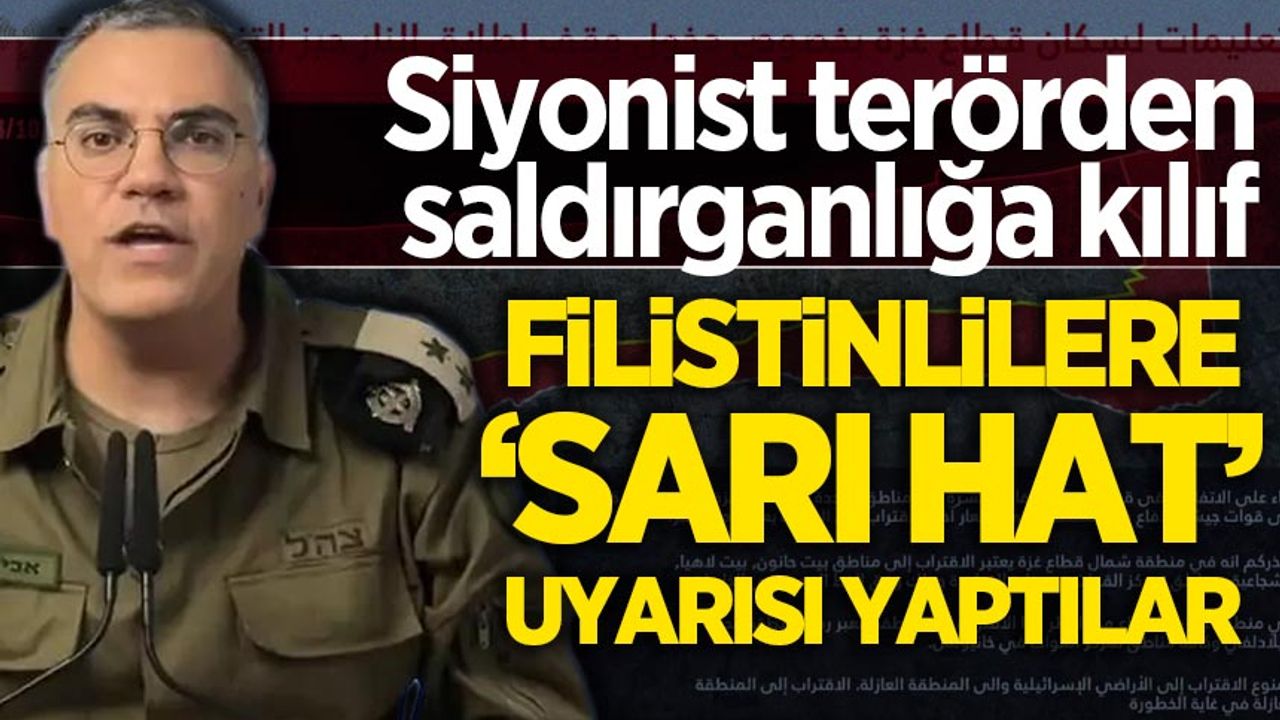 إیشكالجی إیسرايل سالديركانليگين كيليفيني بويله حاضرلادي: فيليستينليلره ‘ساري هات’ اوياريسي