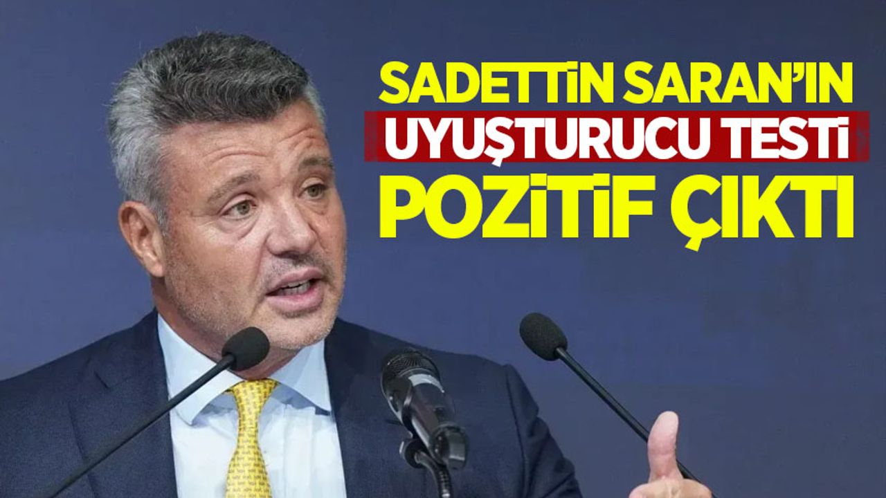 سادتين ساران’ين اويوشتوروجی تستينده ‘كوكاين پوزيتيف’ ‏اولدیگی بليرلندي