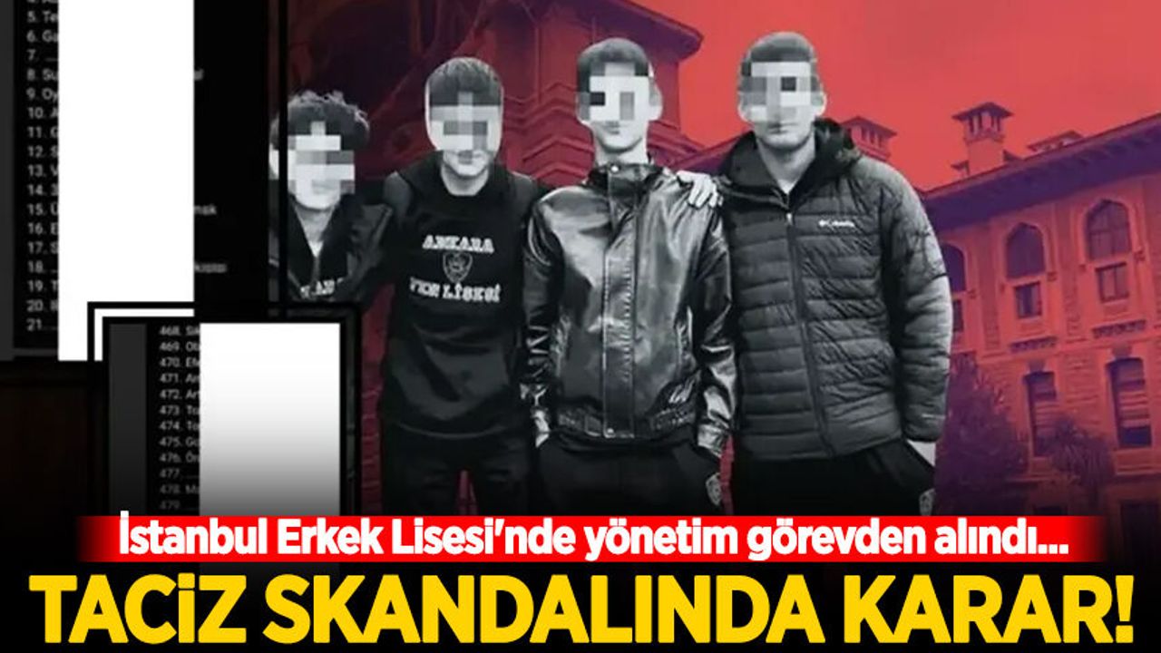 اسلامبول ايركك ليسسي’ندكي تاجیز سكاندالينده قرەر!