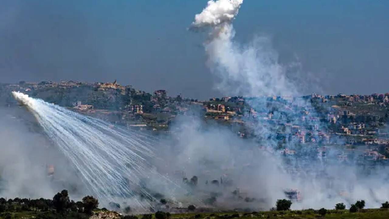 نیط، اسرائیلڭ لبناندە بیاض فوسفور قوللاندیغی گورونتولری یاییملادی
