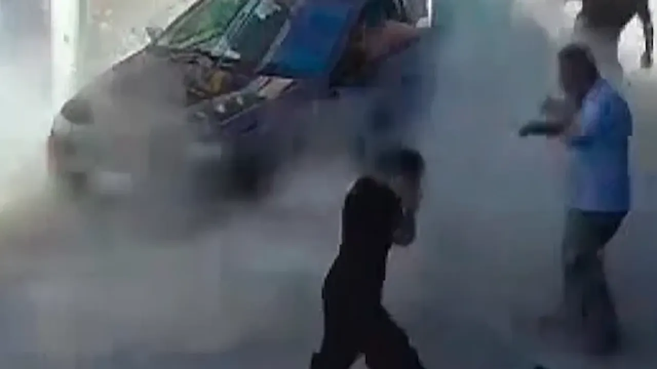 موطفاق توپی بومبه گبی پاتلادی! – Mutfak tüpü bomba gibi patladı!