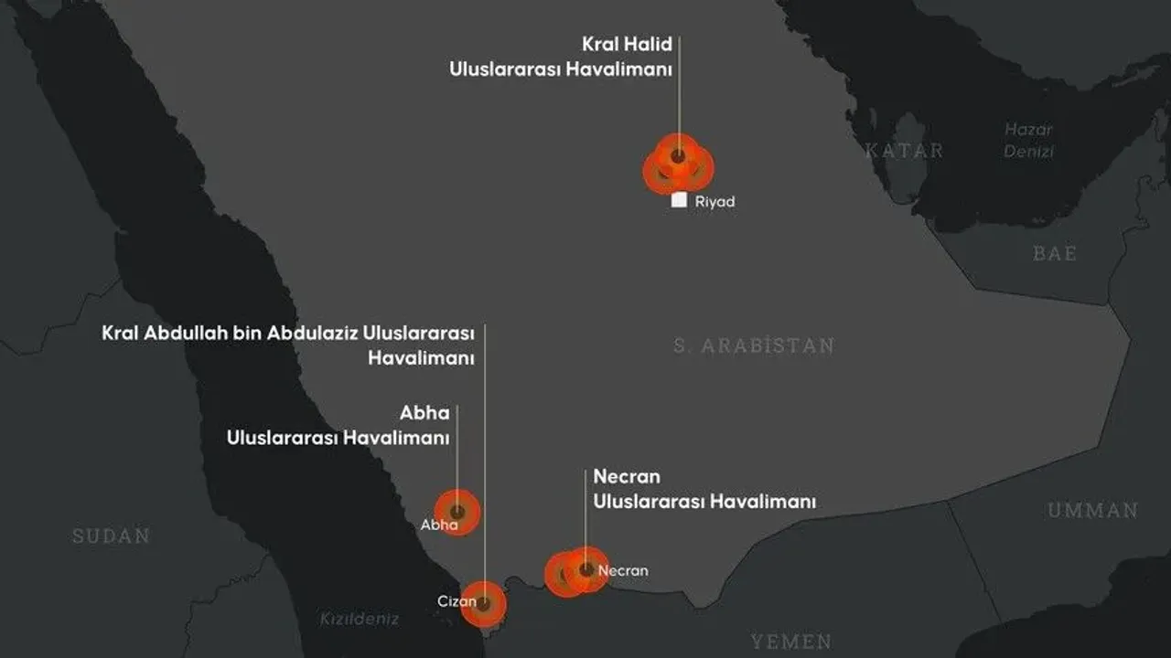 ٥ أولکەدن اورتاق آچیقلامه: حوصیلەرین سعودی عربستان صالدیریلری قیناندی – 5 ülkeden ortak açıklama: Husilerin Suudi Arabistan saldırıları kınandı